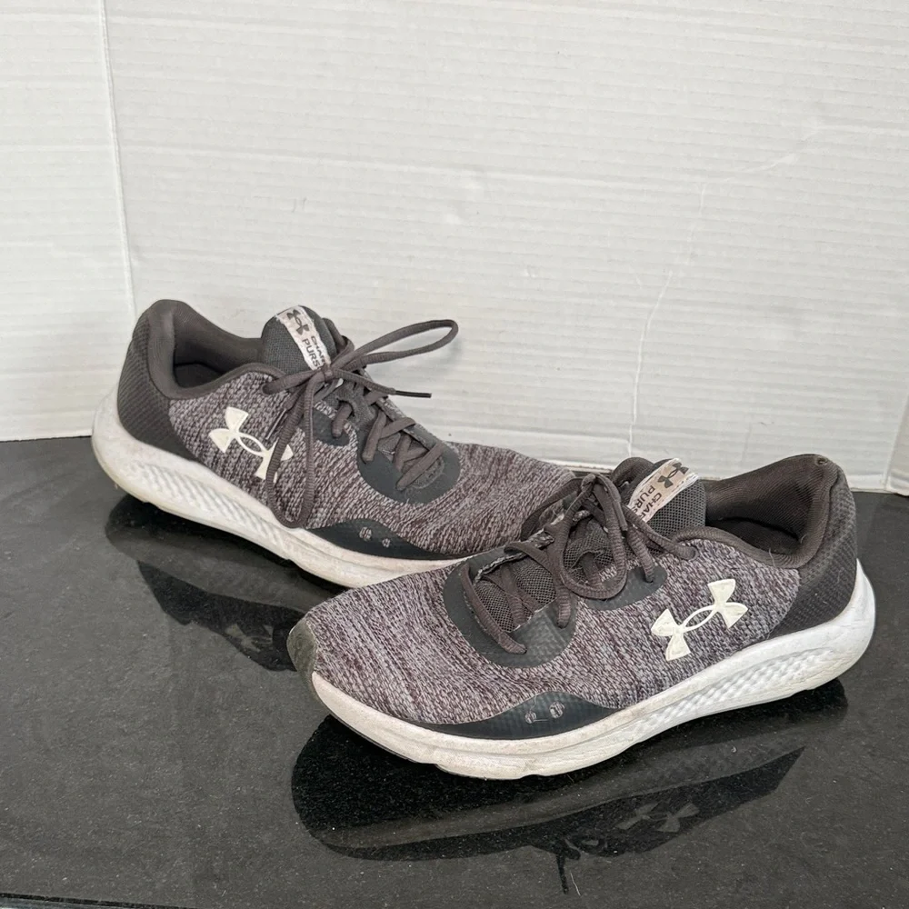 Under Armour Charged Pursuit 3 Twist Running Shoes Men's 9.5 Jet Gray White